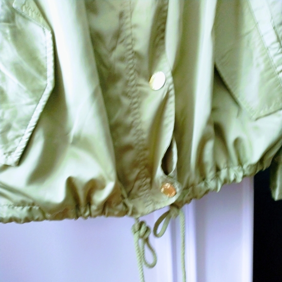 MICHAEL KORS Sage Green Windbreaker Jacket - Picture 7 of 11